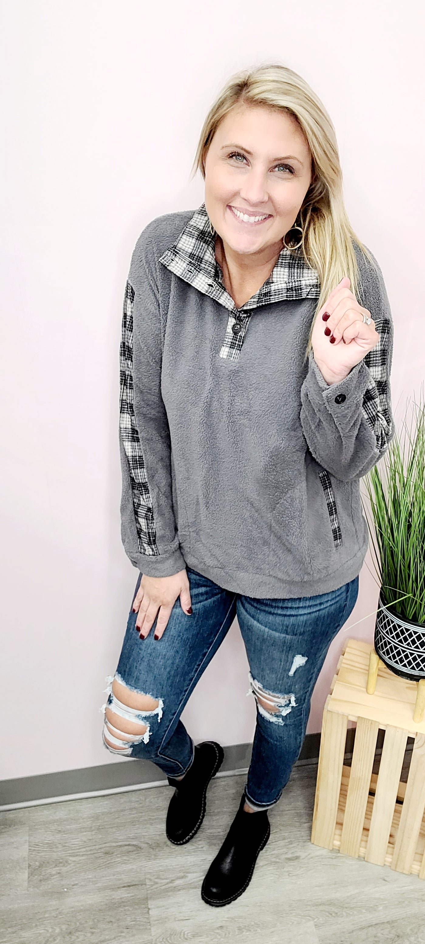 Time To Evolve Pullover Top