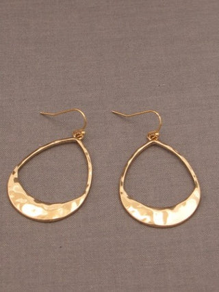 Open Teardrop Dangle Earrings