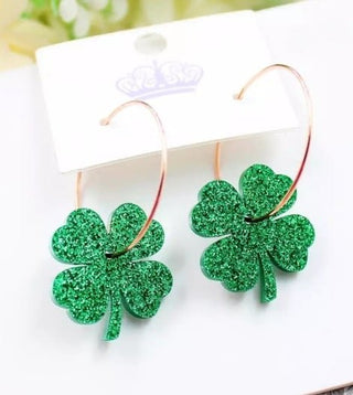 4 Leaf Clover Earrings - Bray and Em Boutique