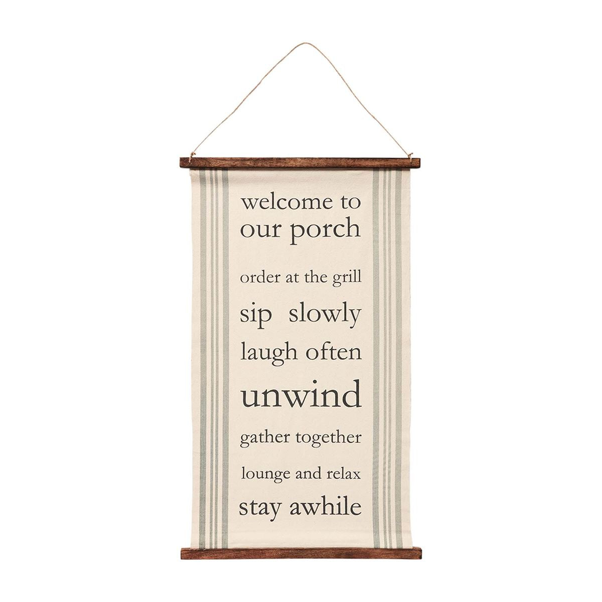Welcome Porch Wall Hanger