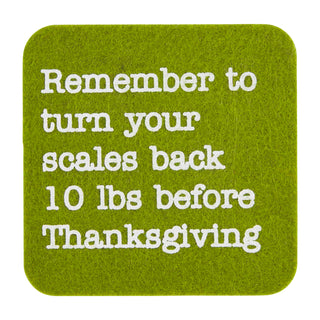 Thanksgiving Felt Coaster