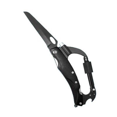 Mad Man 8 in 1 Multi-Tool Climbing Carabiner with LED