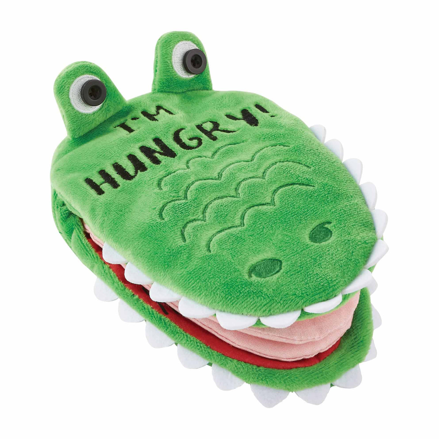 Alligator Plush Baby Puppet Book