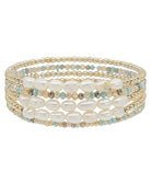 5 Set Fresh Water Pearl & Beads Bracelet - Bray and Em Boutique