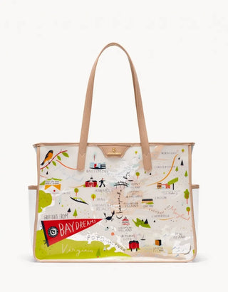 Bay Dreams Clear Beach Tote