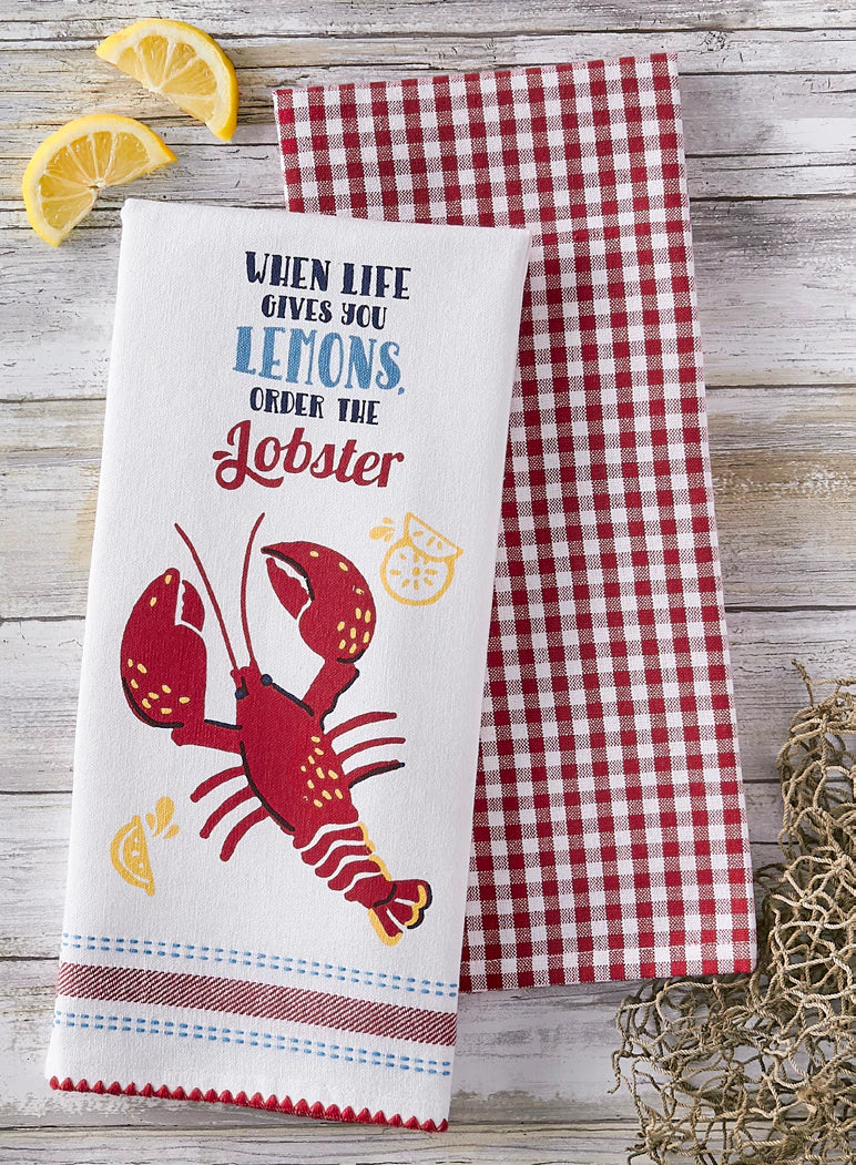 Lobster Dishtowel Set