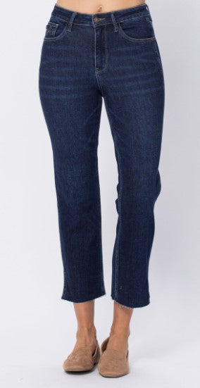 Judy Blue High Wasted Cropped Straight Fit