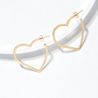 Brass Hoop Shape Earrings