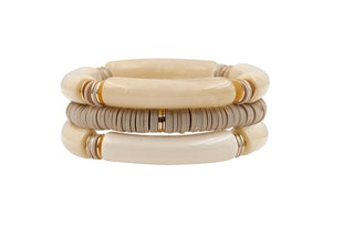 Bamboo Stretch Bracelet (Set of 3)