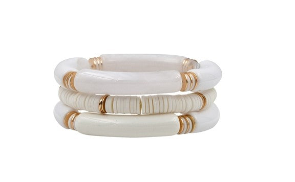 Bamboo Stretch Bracelet (Set of 3)
