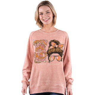 Simply Southern Messy Hair Crewneck