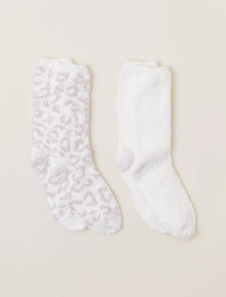 Barefoot Dreams CozyChic Barefoot in the Wild™ 2 Pair Sock Set