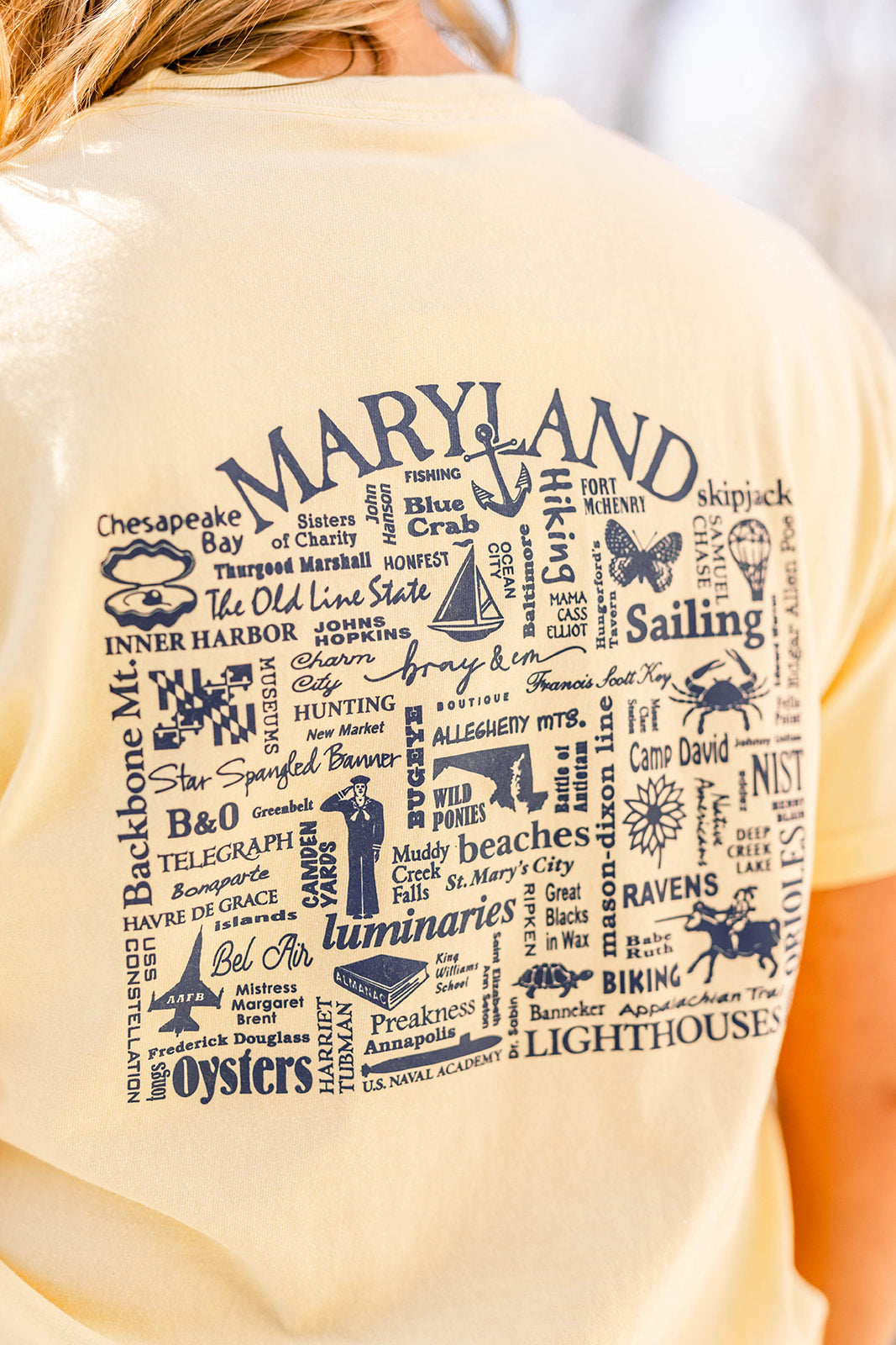 Maryland Collage Short Sleeve Graphic Tee