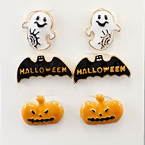 Halloween Earring Set of 3