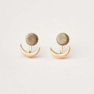 Stone Moon Phase Ear Jacket