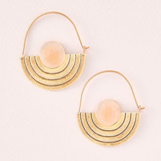 Stone Orbit Earrings