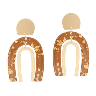 Double U Shape Earrings