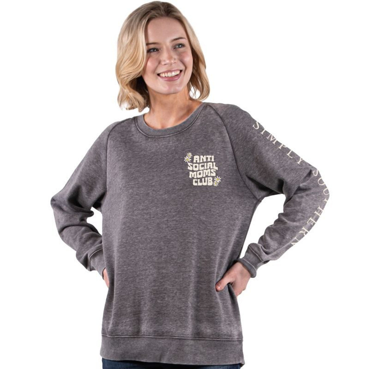 Simply Southern Anti Social Moms Club Pullover
