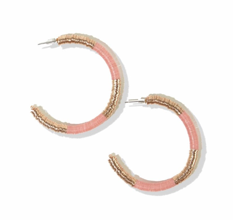 Sequin Hoop Earrings