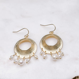 Ripple Pearl Earrings