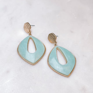 Open Leaf Drop Earring