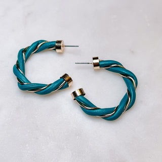 On The Same Path Hoop Earrings