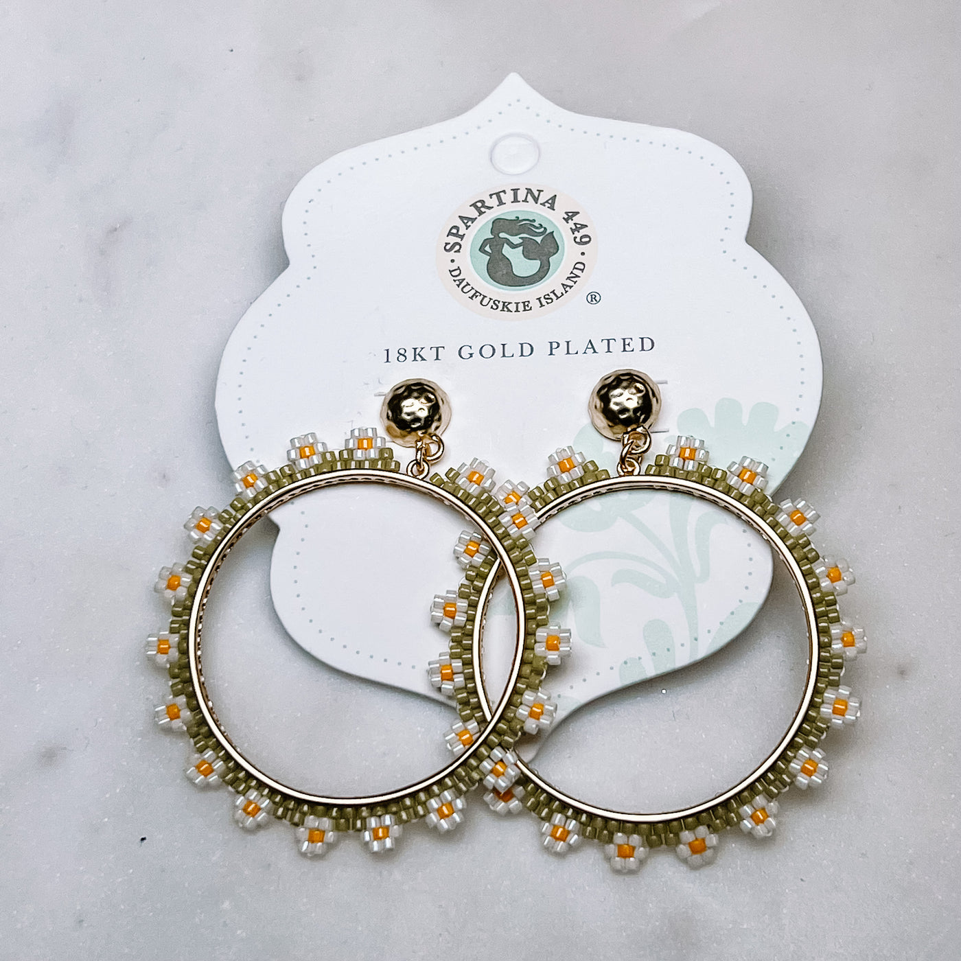 Ring of Daisies Earrings
