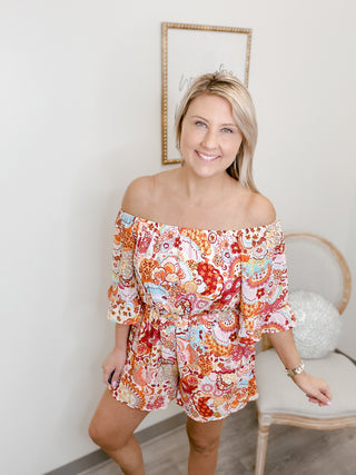 Spring Up Floral Romper