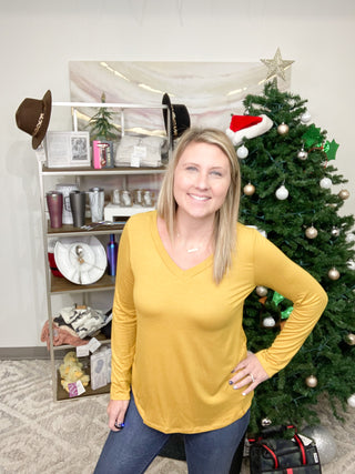 V neck layering tunic