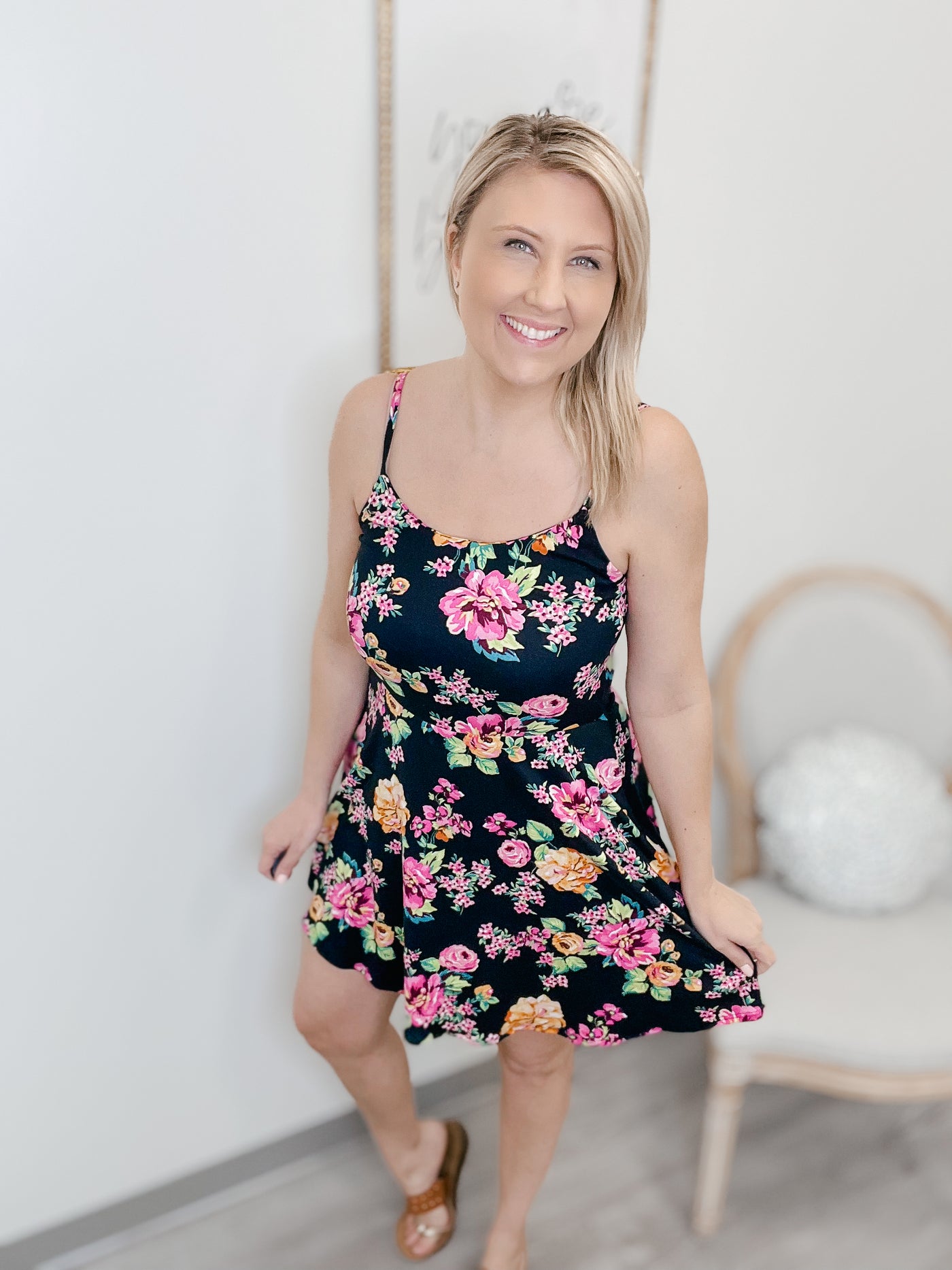 Growing Bright Floral Dress