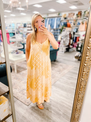 Live Freely Mustard Dress