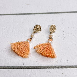 Beaded Tassel Earring