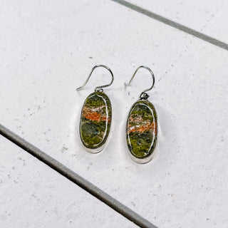 Lime Oval Earrings