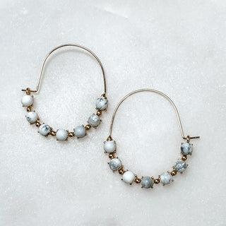 Beaded You Hoop Earrings