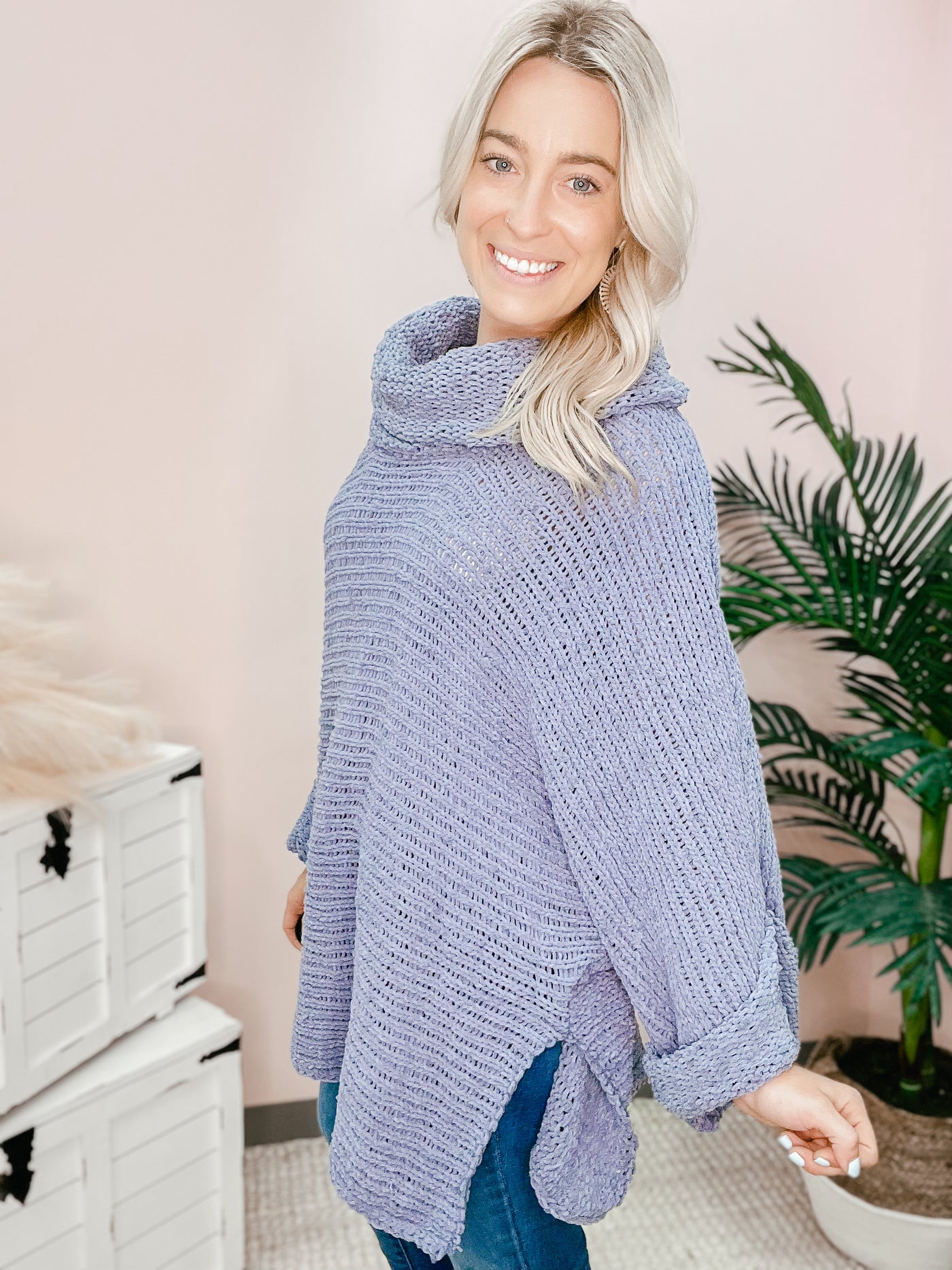 Washed Sky Sweater