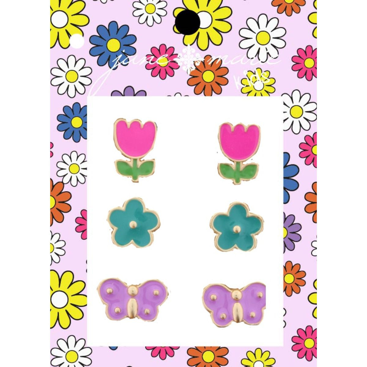 Kid's Colorful Earring Set
