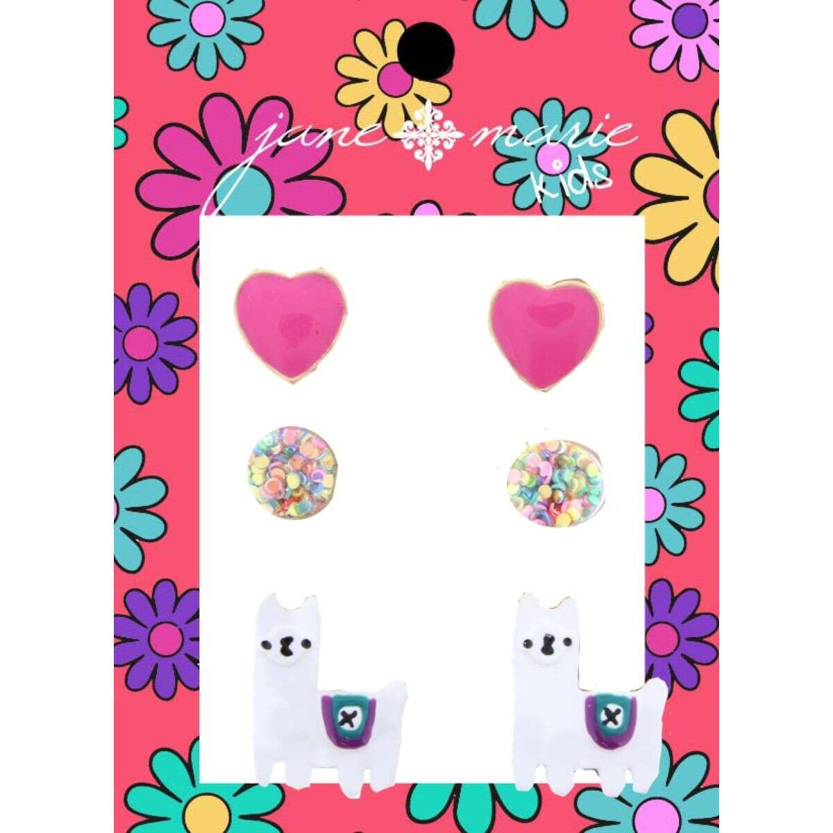 Kid's Colorful Earring Set