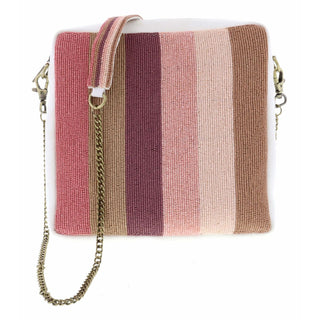 Neopolitan Beaded Canvas Purse