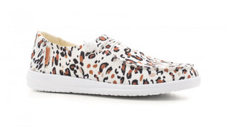 The Kayak Slip On - White Leopard