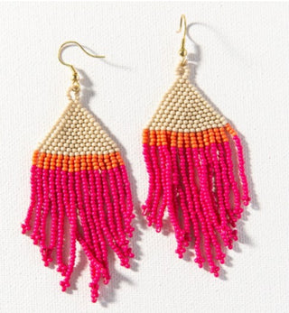 Ombre Seed Bead Earrings