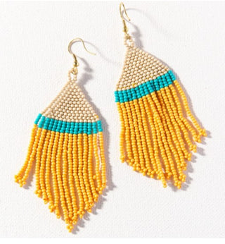 Ombre Seed Bead Earrings