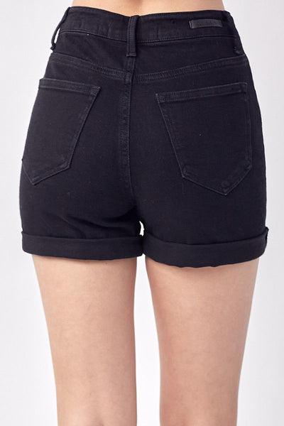 Risen Rolled Shorts - Black