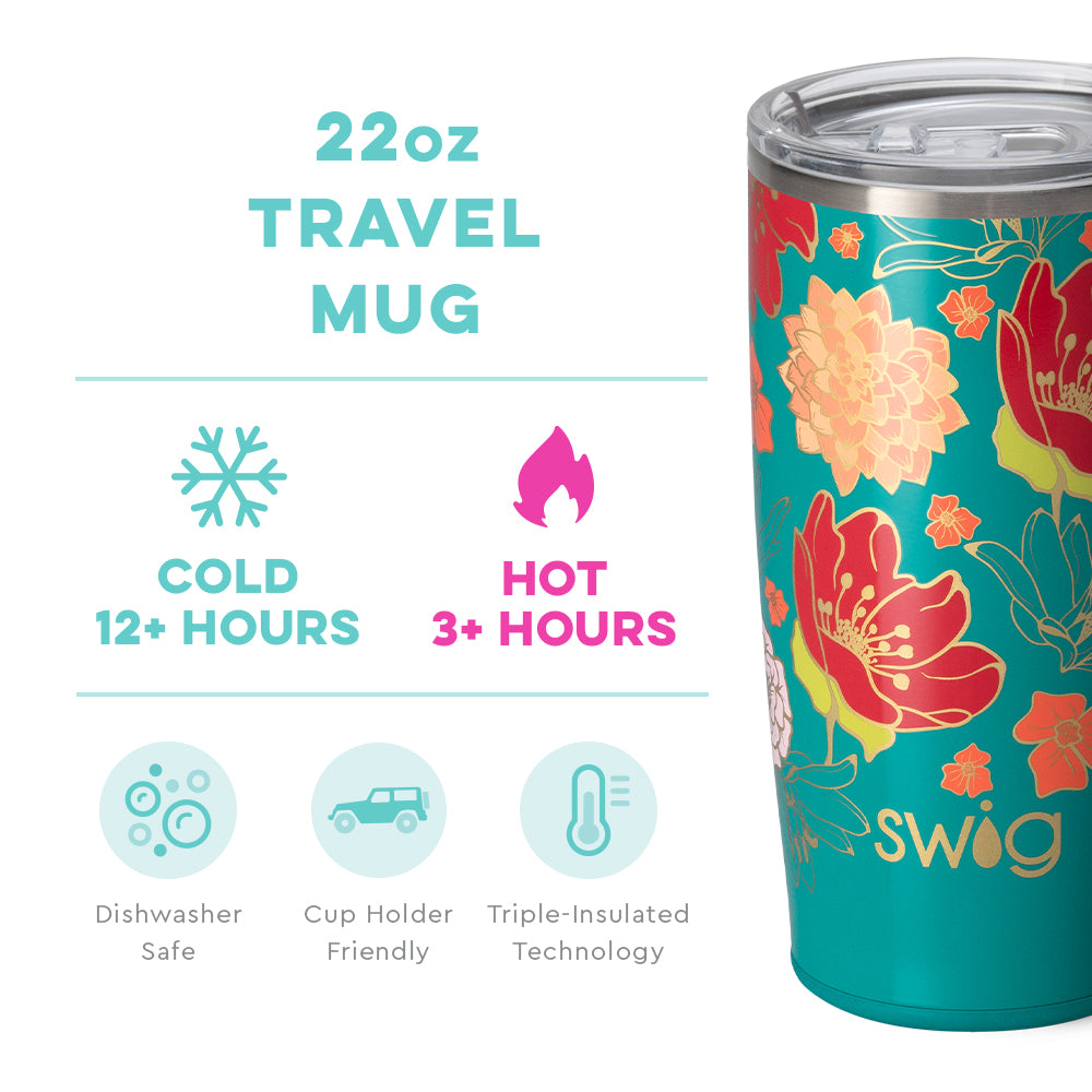 SWIG Fire Poppy Travel Mug (18oz)