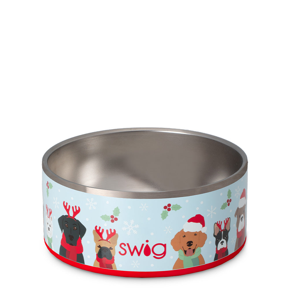 SWIG Santa Paws Pet Bowl (32oz)