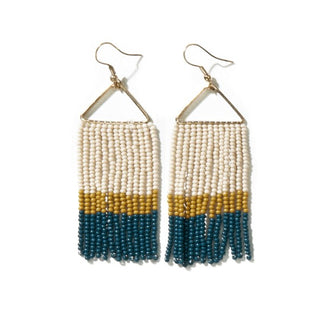 Triangle Seed Bead Earrings