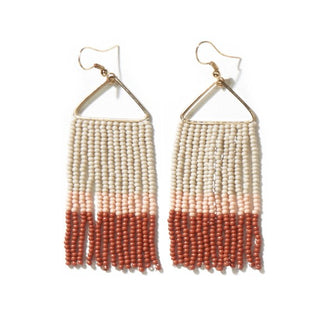 Triangle Seed Bead Earrings