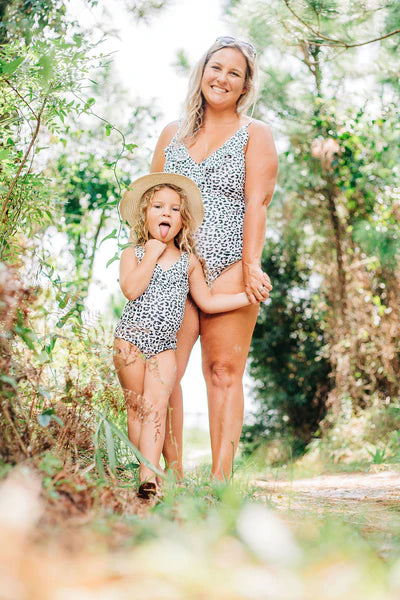 Mommy & Me Leopard One Piece Swimsuit