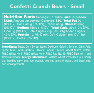 Candy Club Confetti Crunch Bears