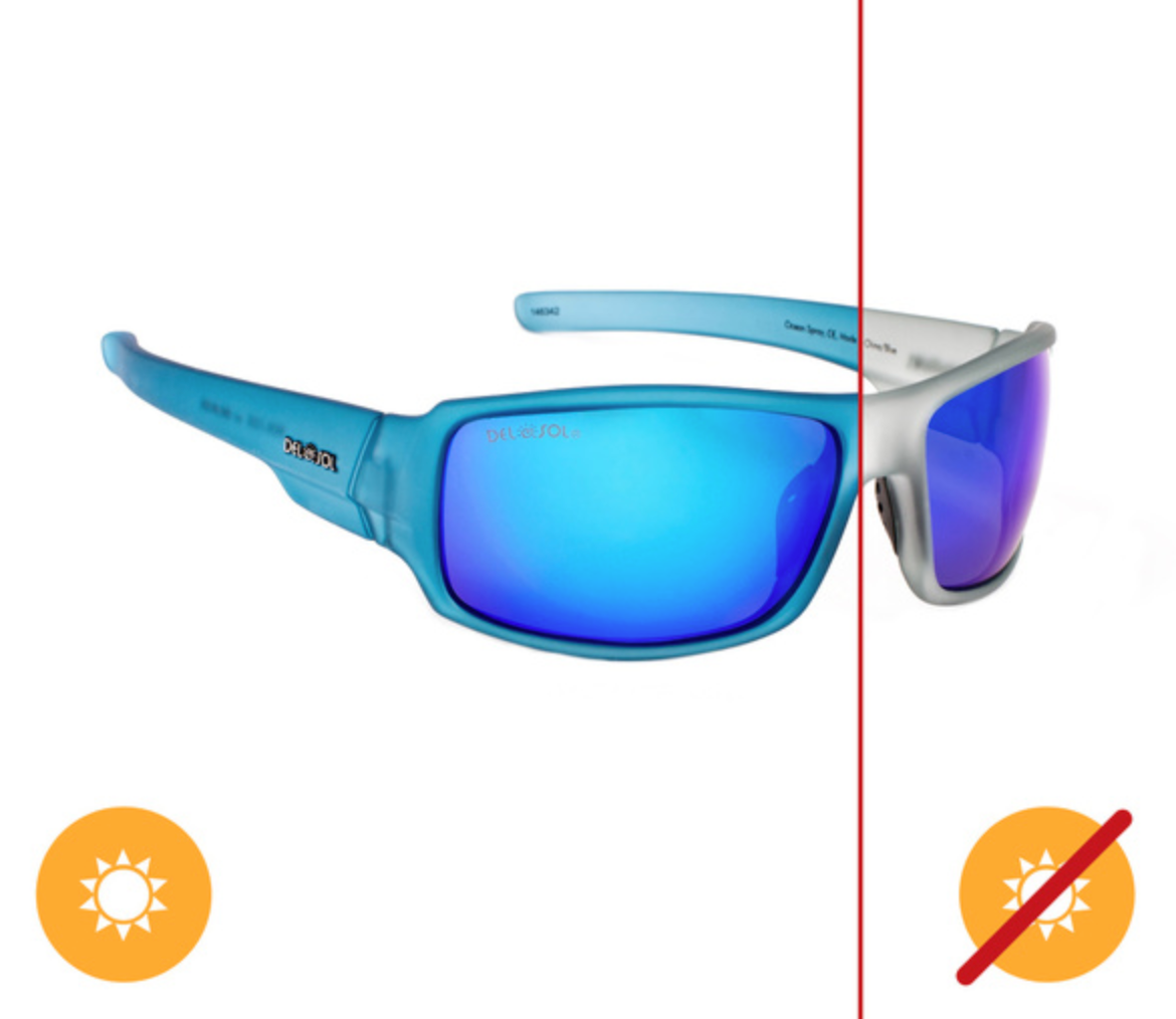 Color Changing Polarized Sunglasses - Ocean Spray