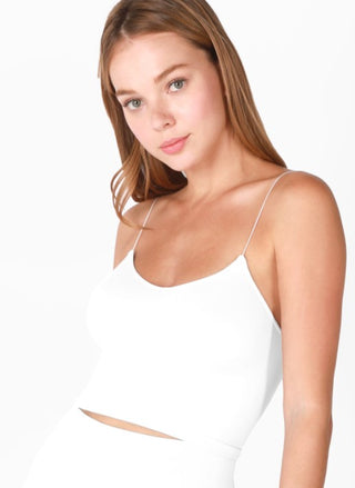 Skinny Strap Cropped Cami